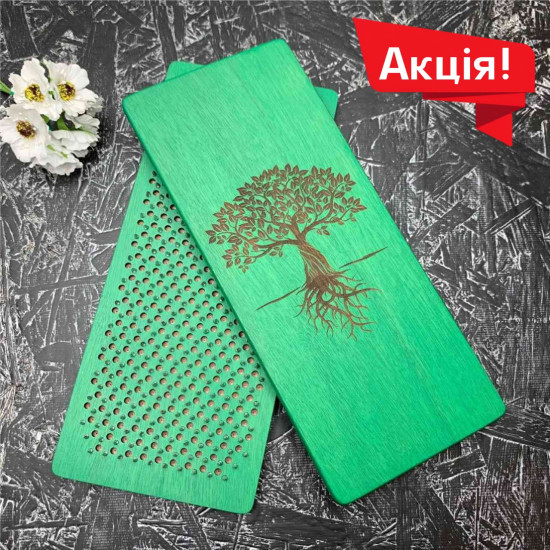 Sadhu Board GREEN «Tree of Life» Pitch - 10mm