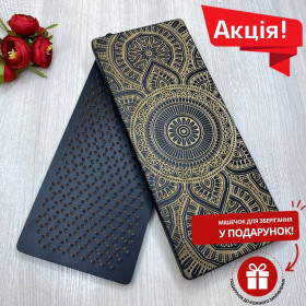 Дошка Садху BLACK «Мандала» Крок - 12мм