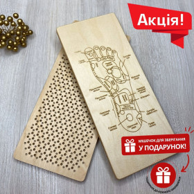 Дошка Садху «Анатомія стопи» Крок - 10мм