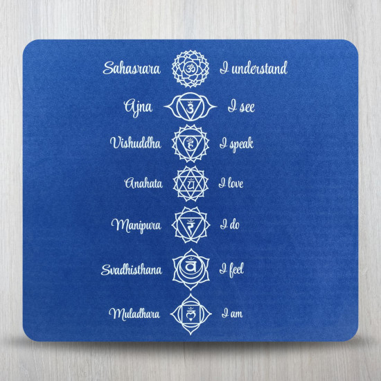 Sadhu mat BLUE «Chakras»