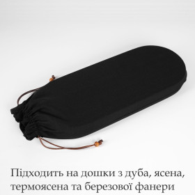 Чехол Садху лен "Черный" Овальный