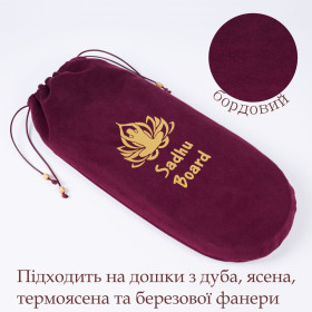 Чехол Садху «Бордовый» с рисунком Овальный