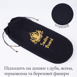 Чехол Садху «Черный» с рисунком Овальный