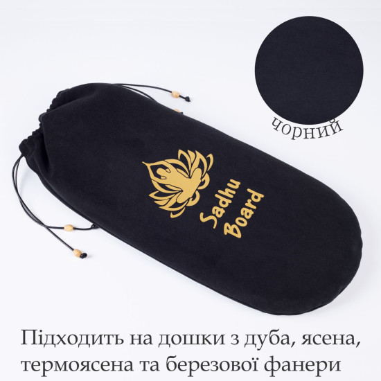 Чехол Садху «Черный» с рисунком Овальный