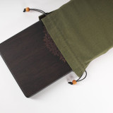 Case Sadhu linen «Green» Rectangular