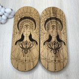 Купити Sadhu Board «Girl with lotus» Pitch - 10mm по вигідній ціні в Києві, Житомирі, Україні Sadhu Board «Girl with lotus» Pitch - 10mm