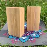 Купити Wooden blocks for yoga - 2pcs по вигідній ціні в Києві, Житомирі, Україні Wooden blocks for yoga - 2pcs