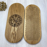 Купити Sadhu Board «Sri Yantra» Pitch - 10mm по вигідній ціні в Києві, Житомирі, Україні Sadhu Board «Sri Yantra» Pitch - 10mm