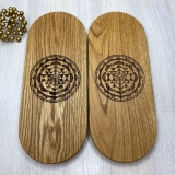 Купити Sadhu Board «Sri Yantra» Pitch - 10mm по вигідній ціні в Києві, Житомирі, Україні Sadhu Board «Sri Yantra» Pitch - 10mm