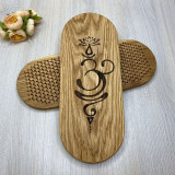 Купити Sadhu Board «Om sign» Pitch - 10mm по вигідній ціні в Києві, Житомирі, Україні Sadhu Board «Om sign» Pitch - 10mm