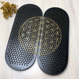 Купити Sadhu Board «Tree of Life-Hexagon» Black Pitch - 10mm по вигідній ціні в Києві, Житомирі, Україні Sadhu Board «Tree of Life-Hexagon» Black Pitch - 10mm