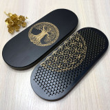 Купити Sadhu Board «Tree of Life-Hexagon» Black Pitch - 10mm по вигідній ціні в Києві, Житомирі, Україні Sadhu Board «Tree of Life-Hexagon» Black Pitch - 10mm