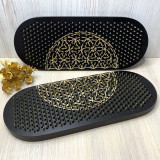 Купити Sadhu Board «Tree of Life-Hexagon» Black Pitch - 10mm по вигідній ціні в Києві, Житомирі, Україні Sadhu Board «Tree of Life-Hexagon» Black Pitch - 10mm
