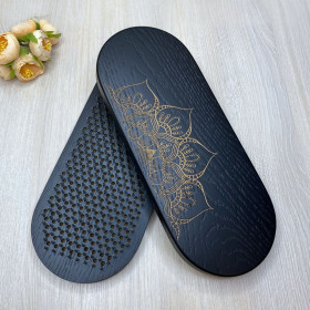 Sadhu Board «Mandala» Black Pitch - 10mm