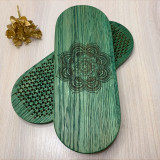 Sadhu Board «Mandala» Green Pitch - 10mm