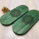Sadhu Board «Mandala» Green Pitch - 10mm