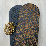 Купити Sadhu Board BLACK «Mandala» Pitch - 10mm по вигідній ціні в Києві, Житомирі, Україні Sadhu Board BLACK «Mandala» Pitch - 10mm