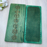Купити Sadhu Board GREEN «Chakras» Pitch - 8mm по вигідній ціні в Києві, Житомирі, Україні Sadhu Board GREEN «Chakras» Pitch - 8mm