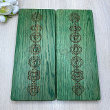 Купити Sadhu Board GREEN «Chakras» Pitch - 8mm по вигідній ціні в Києві, Житомирі, Україні Sadhu Board GREEN «Chakras» Pitch - 8mm