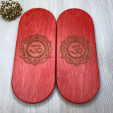 Купити Sadhu Board RED «Om sign» Pitch - 12mm по вигідній ціні в Києві, Житомирі, Україні Sadhu Board RED «Om sign» Pitch - 12mm
