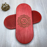 Купити Sadhu Board RED «Om sign» Pitch - 12mm по вигідній ціні в Києві, Житомирі, Україні Sadhu Board RED «Om sign» Pitch - 12mm