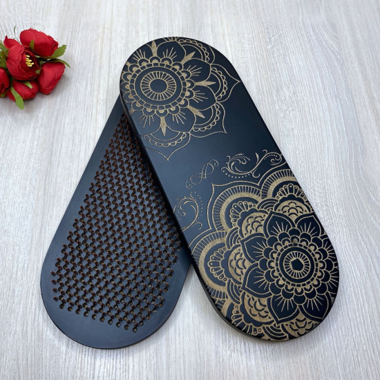 Купити Sadhu Board BLACK «Mandalas» Pitch - 8mm по вигідній ціні в Києві, Житомирі, Україні Sadhu Board BLACK «Mandalas» Pitch - 8mm