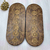 Sadhu Board BROWN «Chakras» 50/50 Pitch - 10mm