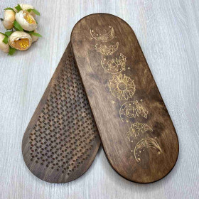 Sadhu Board BROWN «Flowers» 50/50 Pitch - 10mm