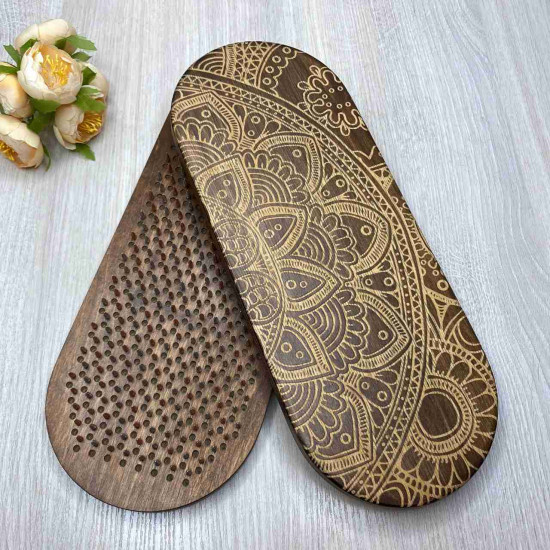 Купити Sadhu Board BROWN «Mandalas» 50/50 Pitch - 10mm по вигідній ціні в Києві, Житомирі, Україні Sadhu Board BROWN «Mandalas» 50/50 Pitch - 10mm