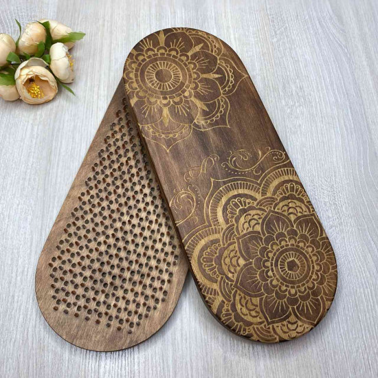 Купити Sadhu Board BROWN «Mandalas» 50/50 Pitch - 10mm по вигідній ціні в Києві, Житомирі, Україні Sadhu Board BROWN «Mandalas» 50/50 Pitch - 10mm
