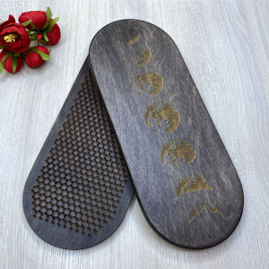 Sadhu Board LIGHT BLACK «Moon phases» Pitch - 8mm