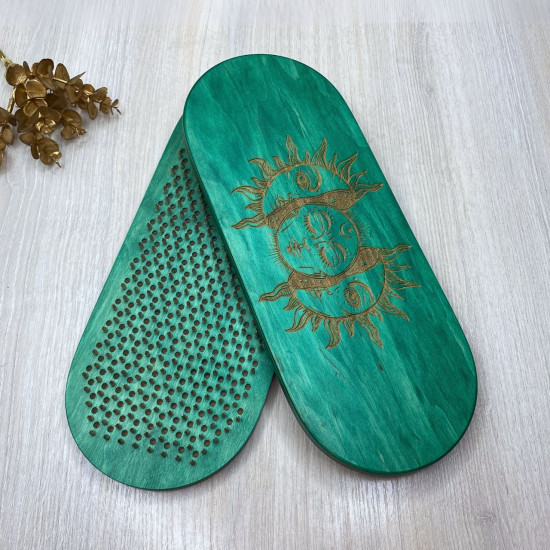Купити Sadhu Board GREEN «Sun-Moon» Pitch - 10mm по вигідній ціні в Києві, Житомирі, Україні Sadhu Board GREEN «Sun-Moon» Pitch - 10mm