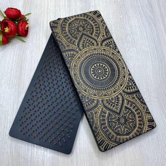 Купити Sadhu Board BLACK «Mandala» Pitch - 12mm по вигідній ціні в Києві, Житомирі, Україні Sadhu Board BLACK «Mandala» Pitch - 12mm