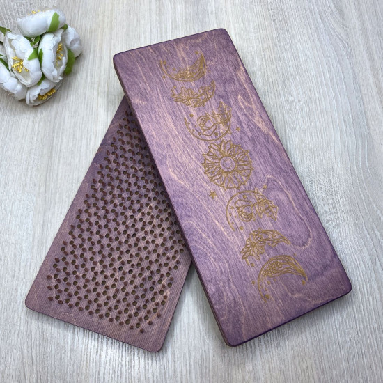 Купити Sadhu Board PURPLE «Flowers» Pitch - 10mm по вигідній ціні в Києві, Житомирі, Україні Sadhu Board PURPLE «Flowers» Pitch - 10mm