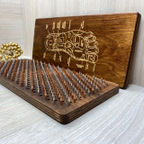 Купити Sadhu Board BROWN «Anatomy foot» 50/50 Pitch - 10mm по вигідній ціні в Києві, Житомирі, Україні Sadhu Board BROWN «Anatomy foot» 50/50 Pitch - 10mm
