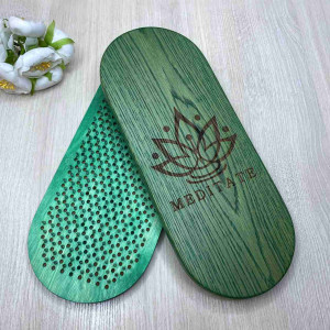 Доска Садху GREEN «Meditate» Шаг – 10мм