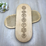 Купити Sadhu Board «Chakras» Pitch - 10mm по вигідній ціні в Києві, Житомирі, Україні Sadhu Board «Chakras» Pitch - 10mm