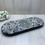 Sadhu Board BLACK «Chakras» White patina Pitch - 10mm
