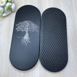 Купити Sadhu Board BLACK «Tree of Life» White patina Pitch - 10mm по вигідній ціні в Києві, Житомирі, Україні Sadhu Board BLACK «Tree of Life» White patina Pitch - 10mm