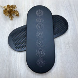 Купити Sadhu Board BLACK «Chakras» Pitch - 8mm по вигідній ціні в Києві, Житомирі, Україні Sadhu Board BLACK «Chakras» Pitch - 8mm