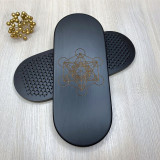 Купити Sadhu Board BLACK «Cube of Metatron» Pitch - 10mm по вигідній ціні в Києві, Житомирі, Україні Sadhu Board BLACK «Cube of Metatron» Pitch - 10mm