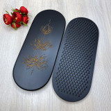 Купити Sadhu Board BLACK «Lotuses» Pitch - 10mm по вигідній ціні в Києві, Житомирі, Україні Sadhu Board BLACK «Lotuses» Pitch - 10mm