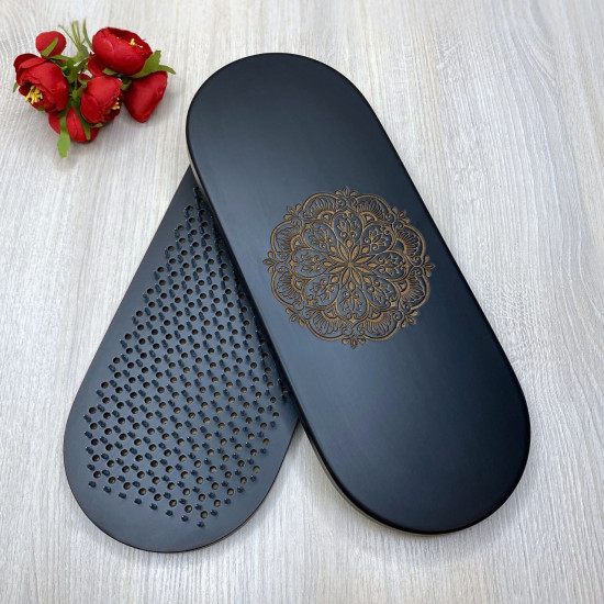 Купити Sadhu Board BLACK «Mandala» Pitch - 10mm по вигідній ціні в Києві, Житомирі, Україні Sadhu Board BLACK «Mandala» Pitch - 10mm