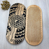 Купити Sadhu Board «Hexagon» Black patina Pitch - 10mm по вигідній ціні в Києві, Житомирі, Україні Sadhu Board «Hexagon» Black patina Pitch - 10mm