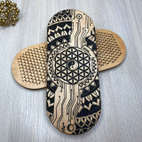 Купити Sadhu Board «Hexagon» Black patina Pitch - 10mm по вигідній ціні в Києві, Житомирі, Україні Sadhu Board «Hexagon» Black patina Pitch - 10mm