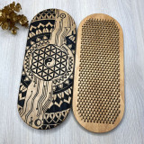 Купити Sadhu Board TON «Hexagon» Black patina Pitch - 8mm по вигідній ціні в Києві, Житомирі, Україні Sadhu Board TON «Hexagon» Black patina Pitch - 8mm