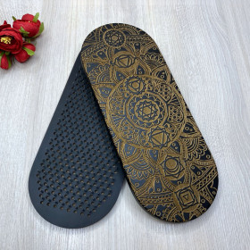 Sadhu Board BLACK «Chakras» Golden patina Pitch - 10mm