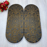 Sadhu Board BLACK «Chakras» Golden patina Pitch - 10mm