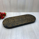 Sadhu Board BLACK «Chakras» Golden patina Pitch - 10mm