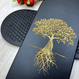 Купити Sadhu Board BLACK «Tree of Life» Golden patina Pitch - 10mm по вигідній ціні в Києві, Житомирі, Україні Sadhu Board BLACK «Tree of Life» Golden patina Pitch - 10mm